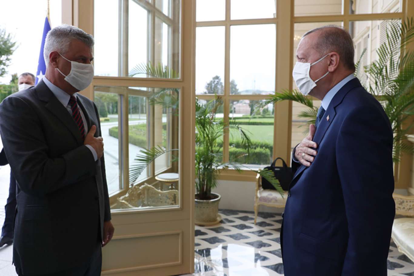 Erdoğan meets with President Thaçi of Kosovo